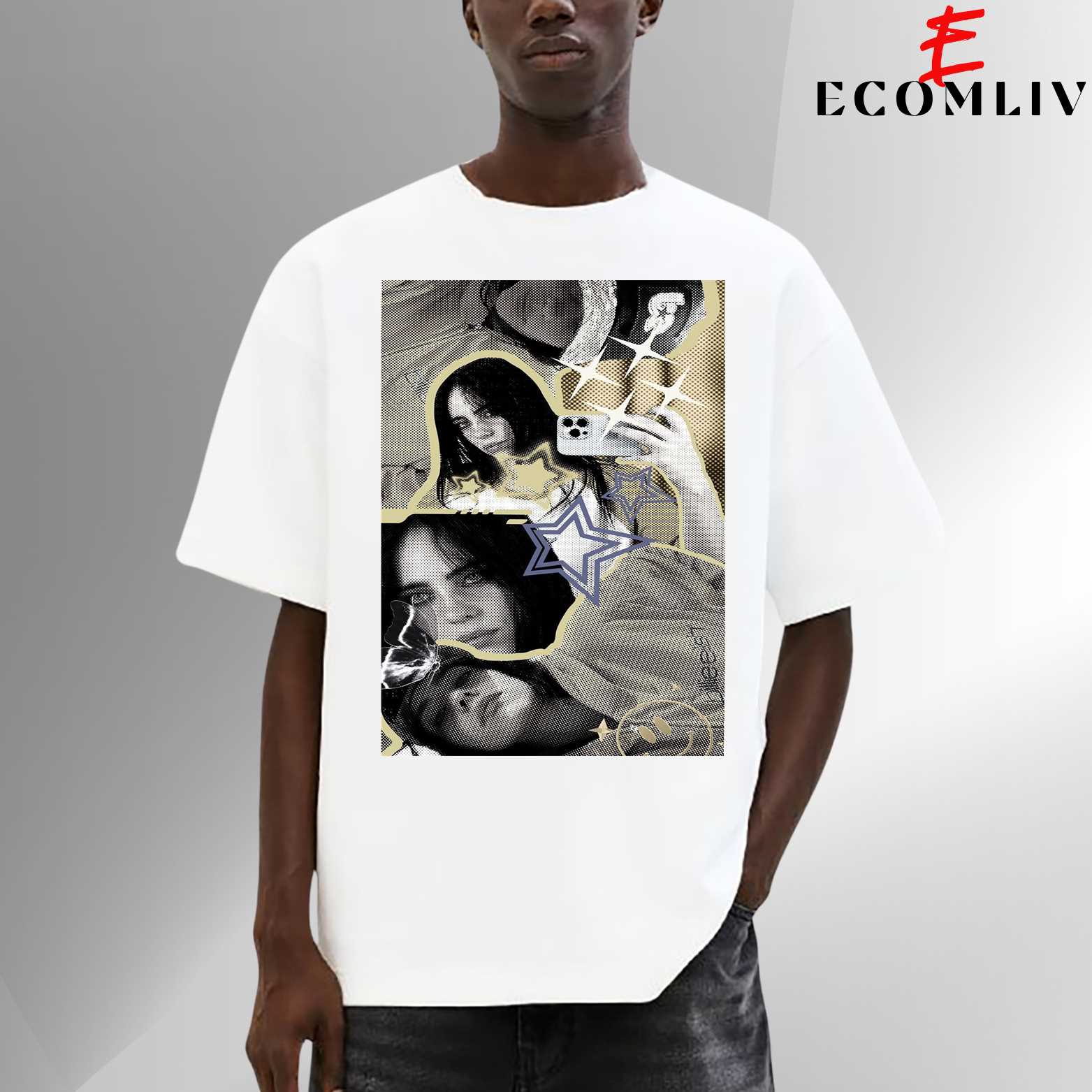 Billie Eilish Graphic Tee, Aesthetic Streetwear, Unisex Shirt
